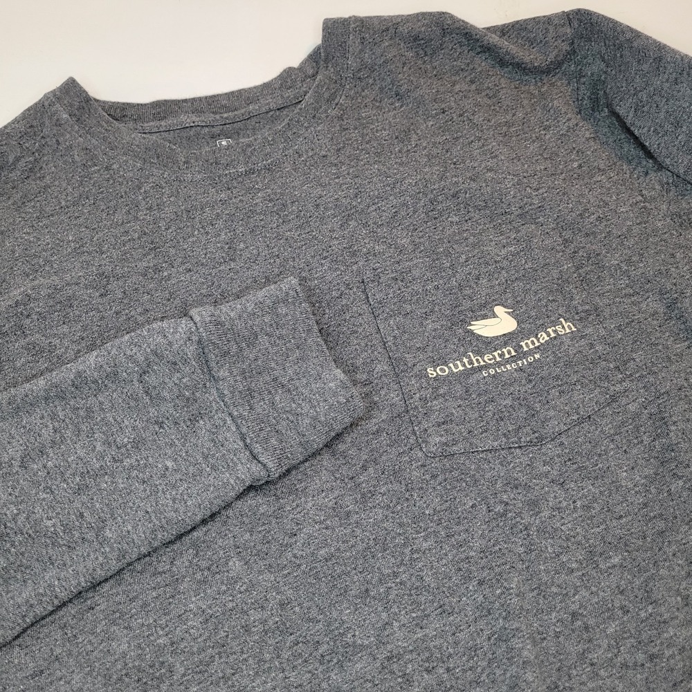 Mens Southern Marsh Outfitters Long Sleeve T Shirt Gun Dog Collection SIZE Small